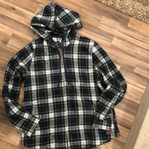 L.L. Bean lightweight plaid jacket